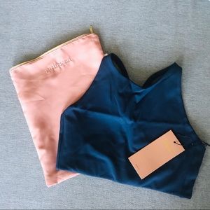 Girlfriend Collective Topanga Midnight Bra Size S